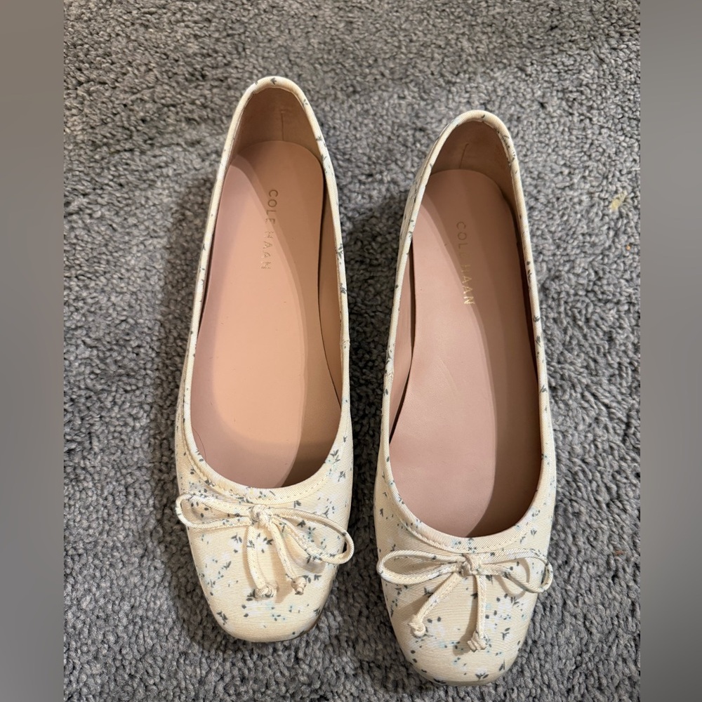 COLE HAAN Yara Floral Ballet Flats